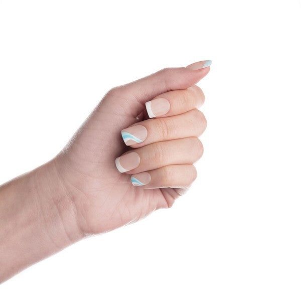 Invogue Blued Up Square Nails (24 Pieces)