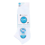 IOMI 3 Pairs Cushioned Trainer Diabetic Socks 4-8 UK