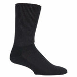 IOMI 3 Pairs Kids Diabetic Socks for Swollen Legs 12-3 UK Black / 3EA