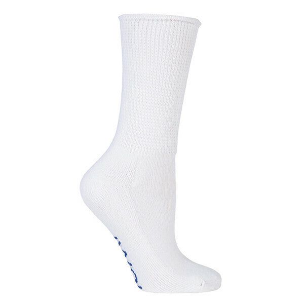 IOMI 3 Pairs of Diabetic Socks for Swollen Legs 4-8 UK White / 3EA