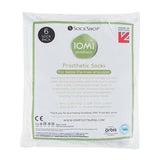 IOMI 6 Pairs Prosthetic Socks for Amputees 25 cm Yellow