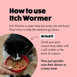 Itch Wormer Tablets For Cats (1kg +)   2 per pack
