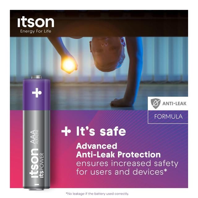 itson Itspower 8 AAA Alkaline Battery   8 per pack