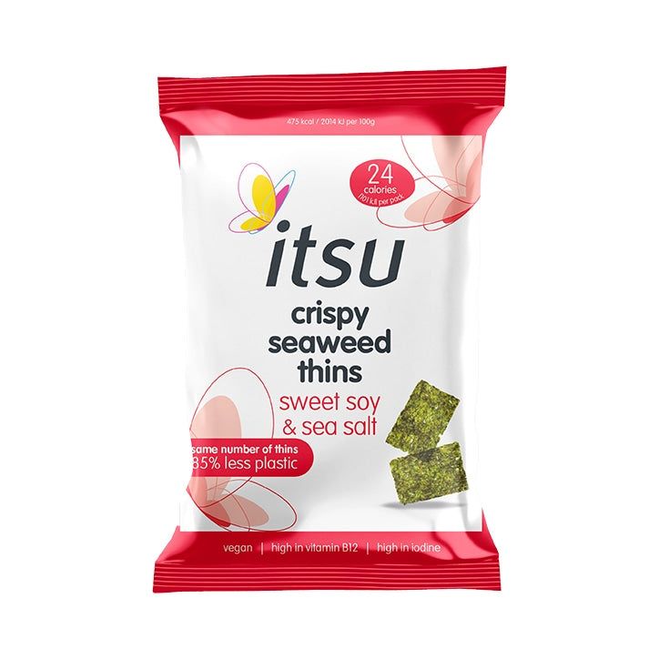 Itsu Sweet Soy &amp;amp; Sea Salt Crispy Seaweed Thins 5g
