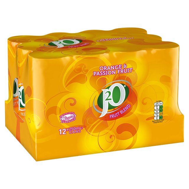 J2O Orange &amp;amp; Passionfruit   12 x 250ml