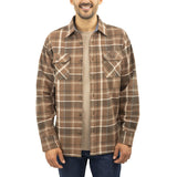 Jachs Mens Flannel Shirt &amp;amp; Thermal 2 Pack