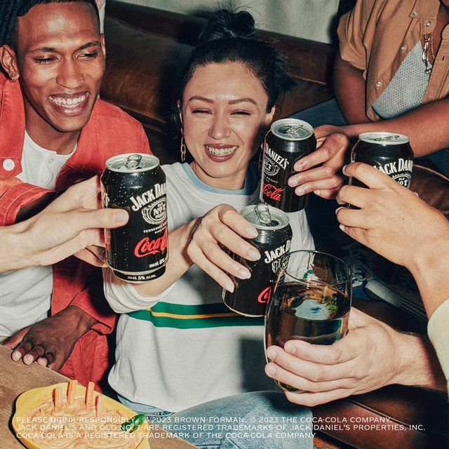 Jack Daniel's &amp;amp; Coca-Cola Zero Sugar   330ml