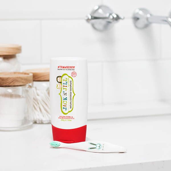 Jack N' Jill Natural Certified Kids Toothpaste Mega Berry