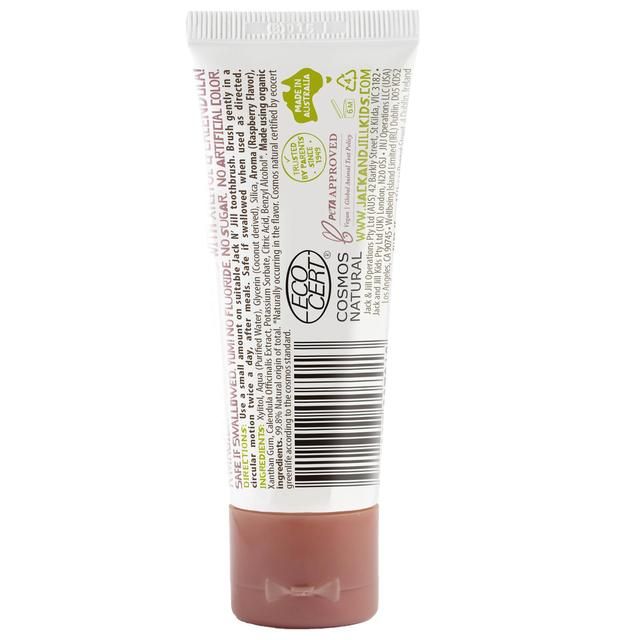 Jack N' Jill Organic Raspberry Toothpaste with Natural Flavouring   50g