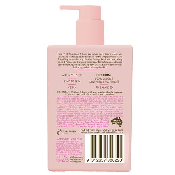 Jack N' Jill Shampoo &amp;amp; Body Wash - Natural 300ml