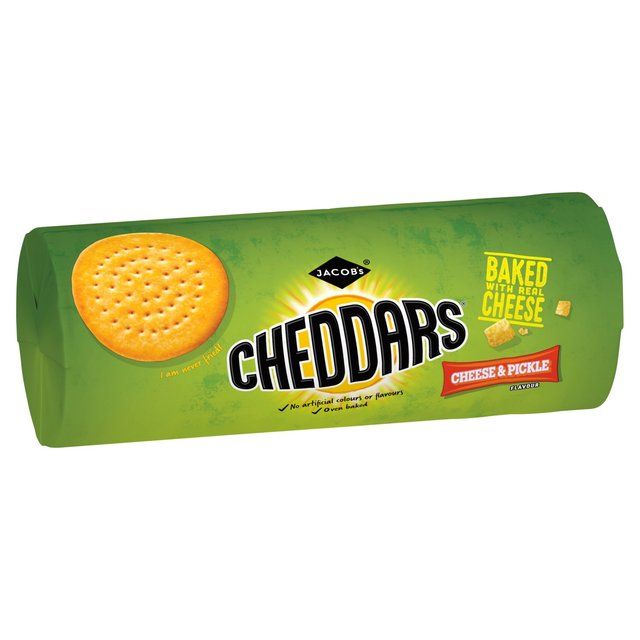 Jacob's Cheddars Cheese &amp;amp; Pickle Crackers   150g