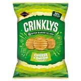 Jacob's Crinklys Cheese &amp;amp; Onion Snacks Share Bag   150g