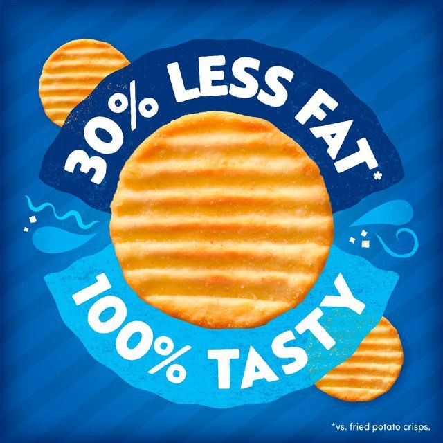 Jacobs Crinklys Salt &amp;amp; Vinegar 30% Less Fat Baked Snacks Multipack   6 per pack