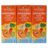James White Organic Apple Mango &amp;amp; Carrot 200ml