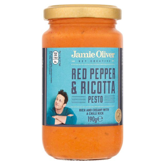 Jamie Oliver Red Pepper &amp;amp; Ricotta Pesto   190g