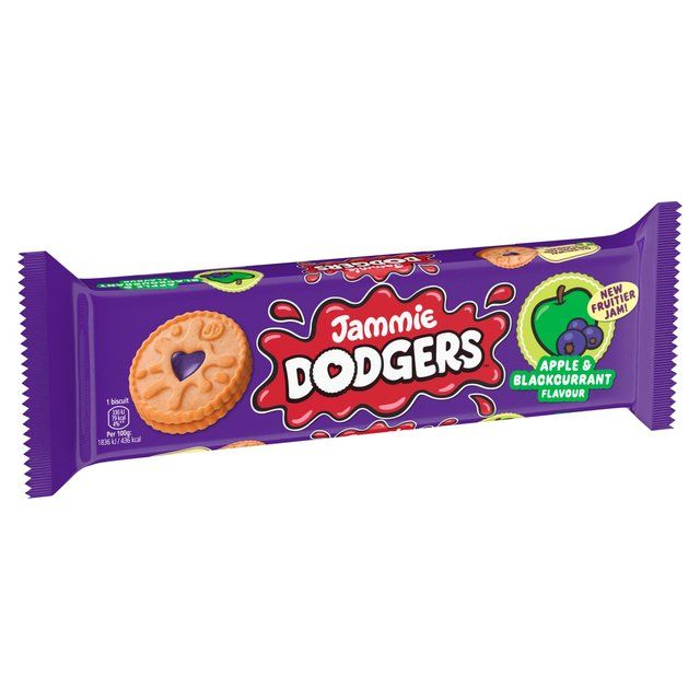Jammie Dodgers Apple &amp;amp; Blackcurrant Biscuits   140g
