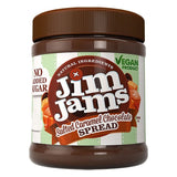 JimJams Vegan No Added Sugar Hazelnut Chocolate Spread 330g Salted Caramel Chocolate