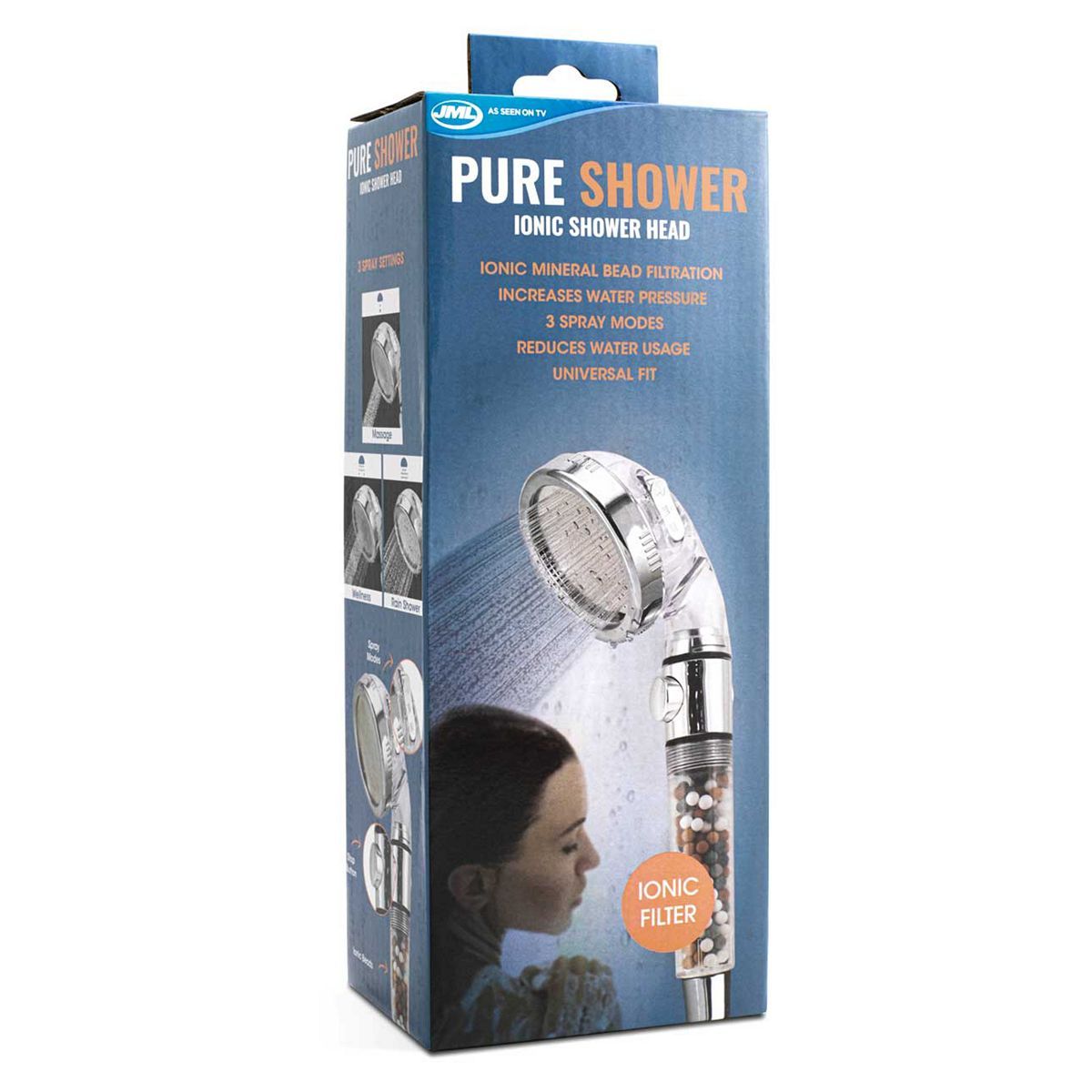 JML Pure Shower Ionic Shower Head