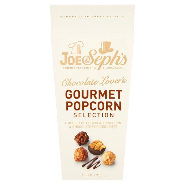 Joe &amp;amp; Seph's Chocolate Lovers Gourmet Popcorn Box   105g