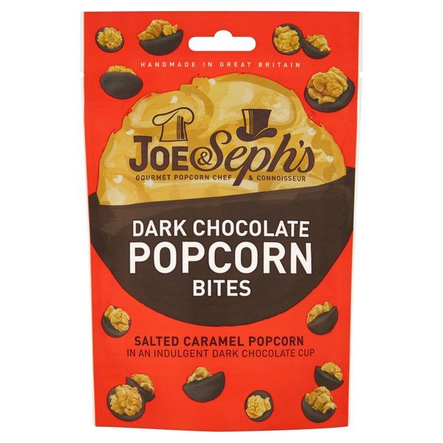 Joe &amp;amp; Seph's Dark Chocolate Popcorn Bites   63g