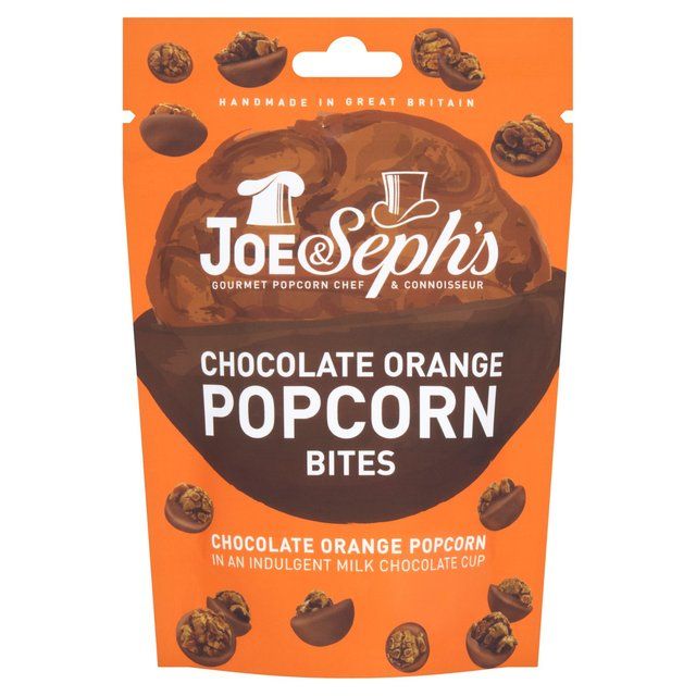 Joe &amp;amp; Seph's Orange Chocolate Popcorn Bites   63g