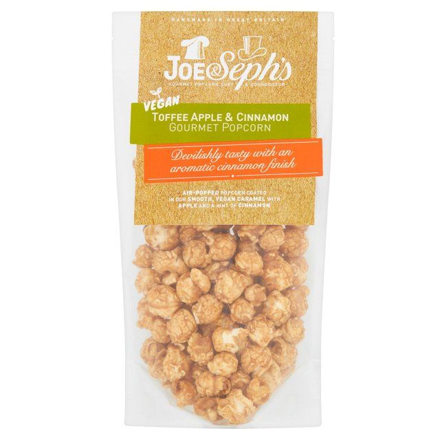 Joe &amp;amp; Seph's Popcorn Vegan Toffee Apple &amp;amp; Cinnamon   80g