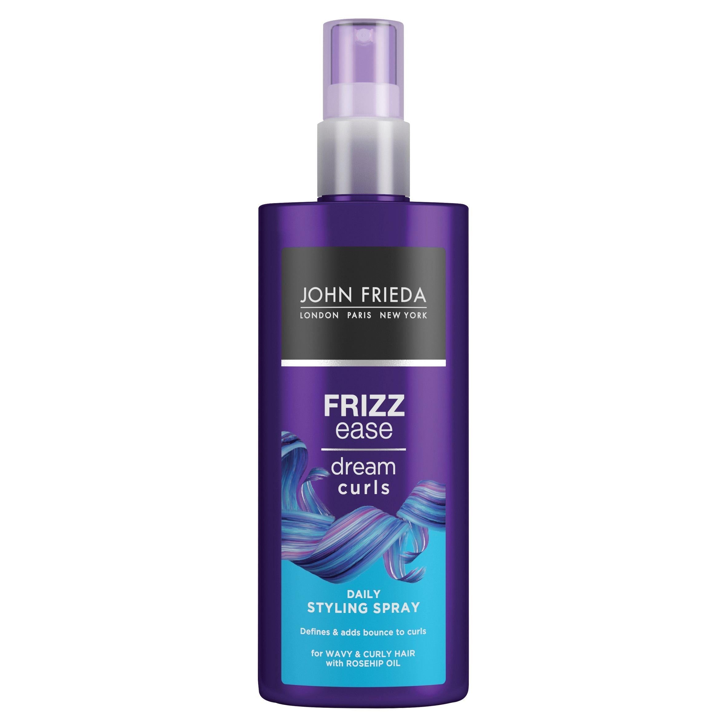 John Frieda Frizz Ease Dream Curls Daily Styling Spray for Naturally Wavy &amp;amp; Curly Hair 200ml