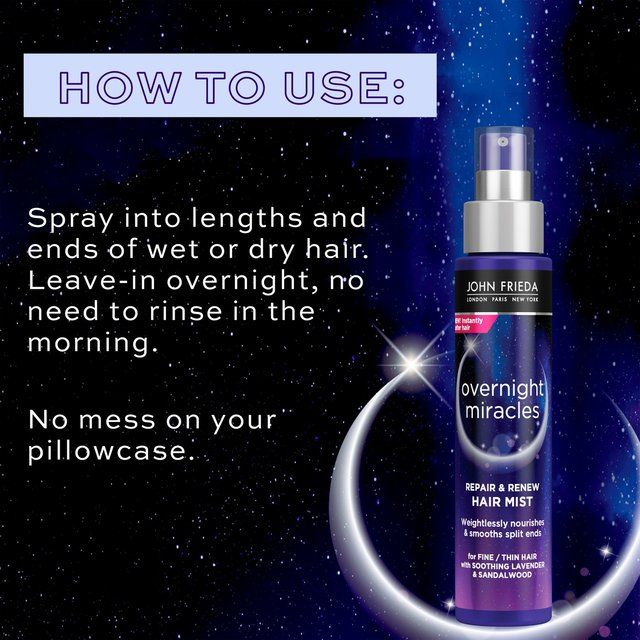 John Frieda Miraculous Repair &amp;amp; Renew Hair Mist 100ml   100ml