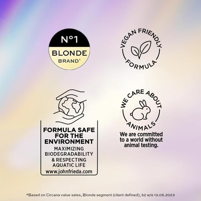 John Frieda Sheer Blonde Correcting Purple Shampoo &amp;amp; Conditioner Twin Pack   2 x 500ml