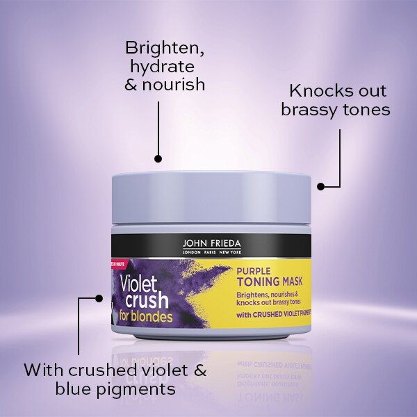 John Frieda Violet Crush Purple Toning Masque 250Ml