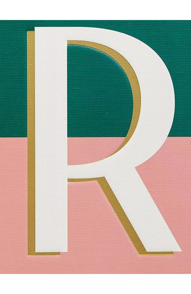 John Lewis A5 Colour Block Initial Notebook