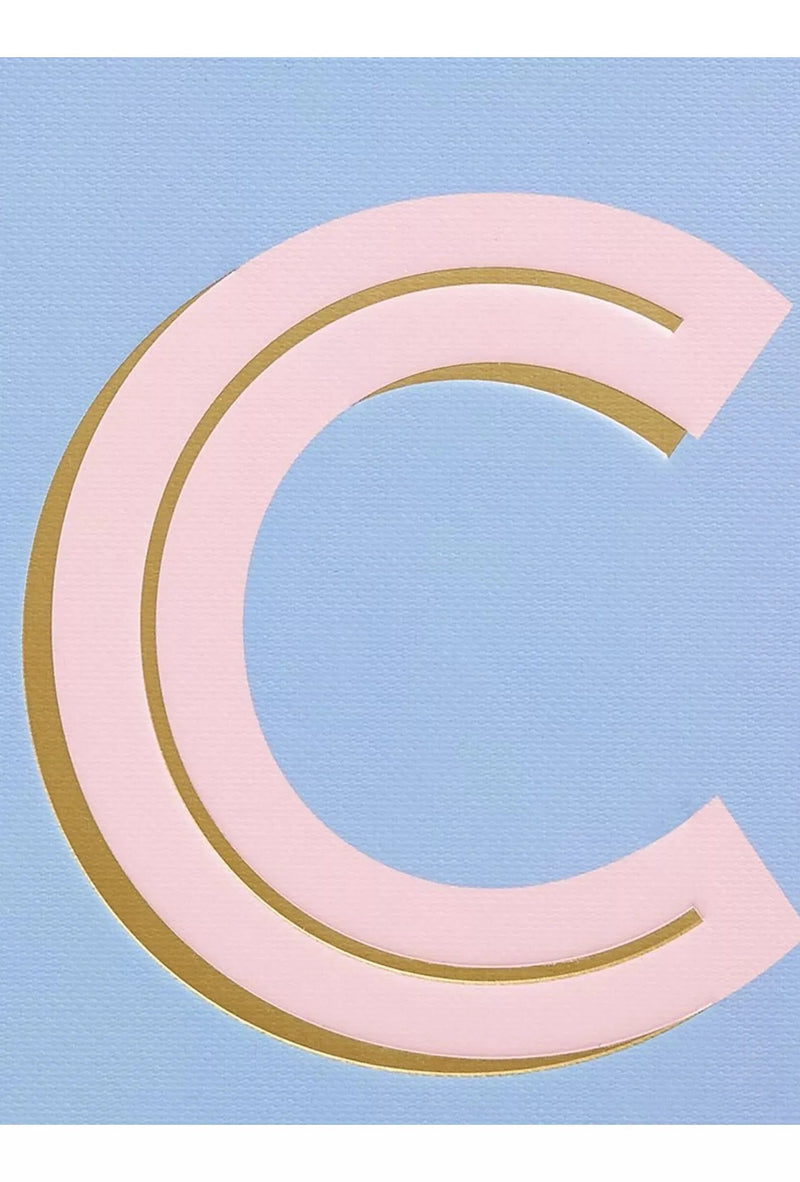 John Lewis A5 Colour Block Initial Notebook C