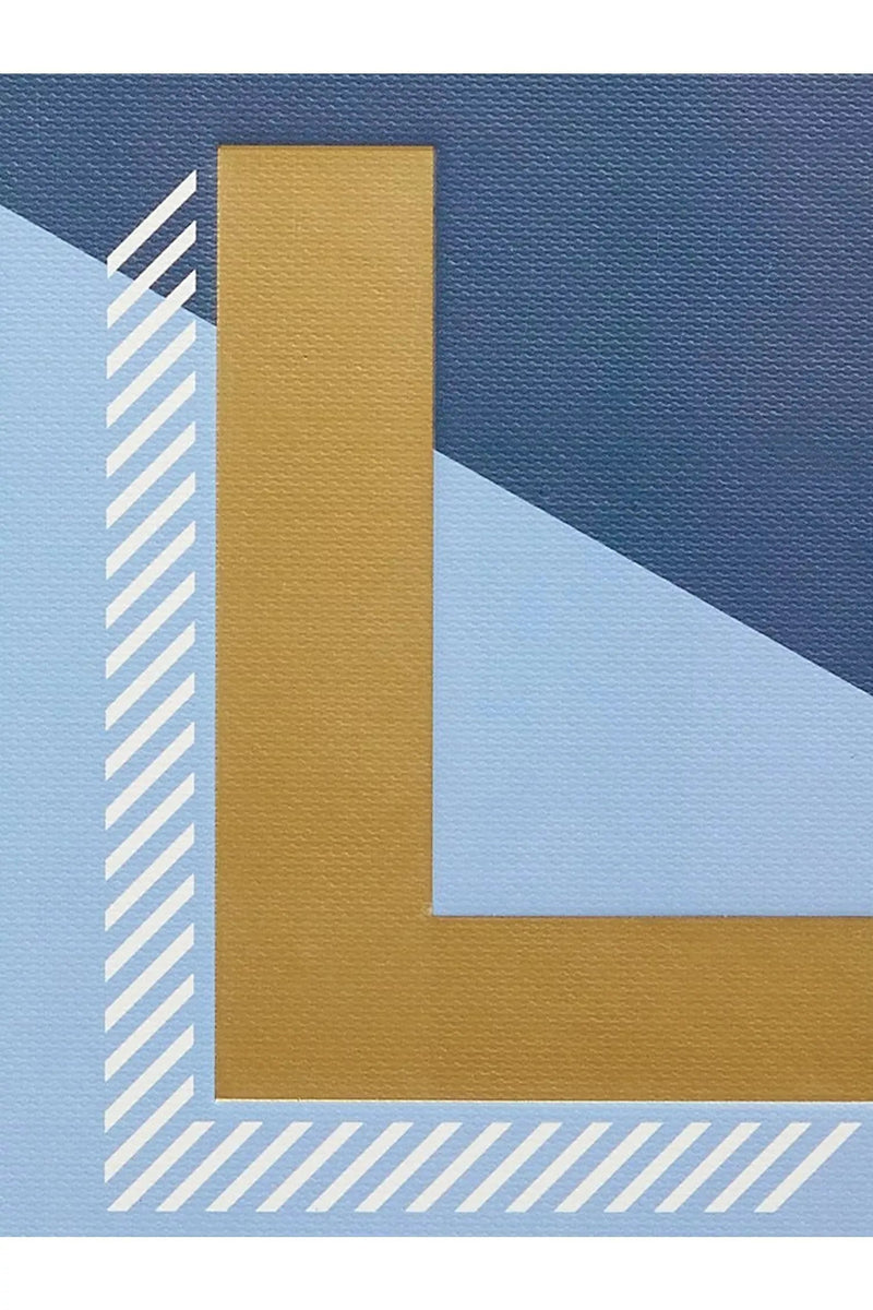 John Lewis A5 Colour Block Initial Notebook L