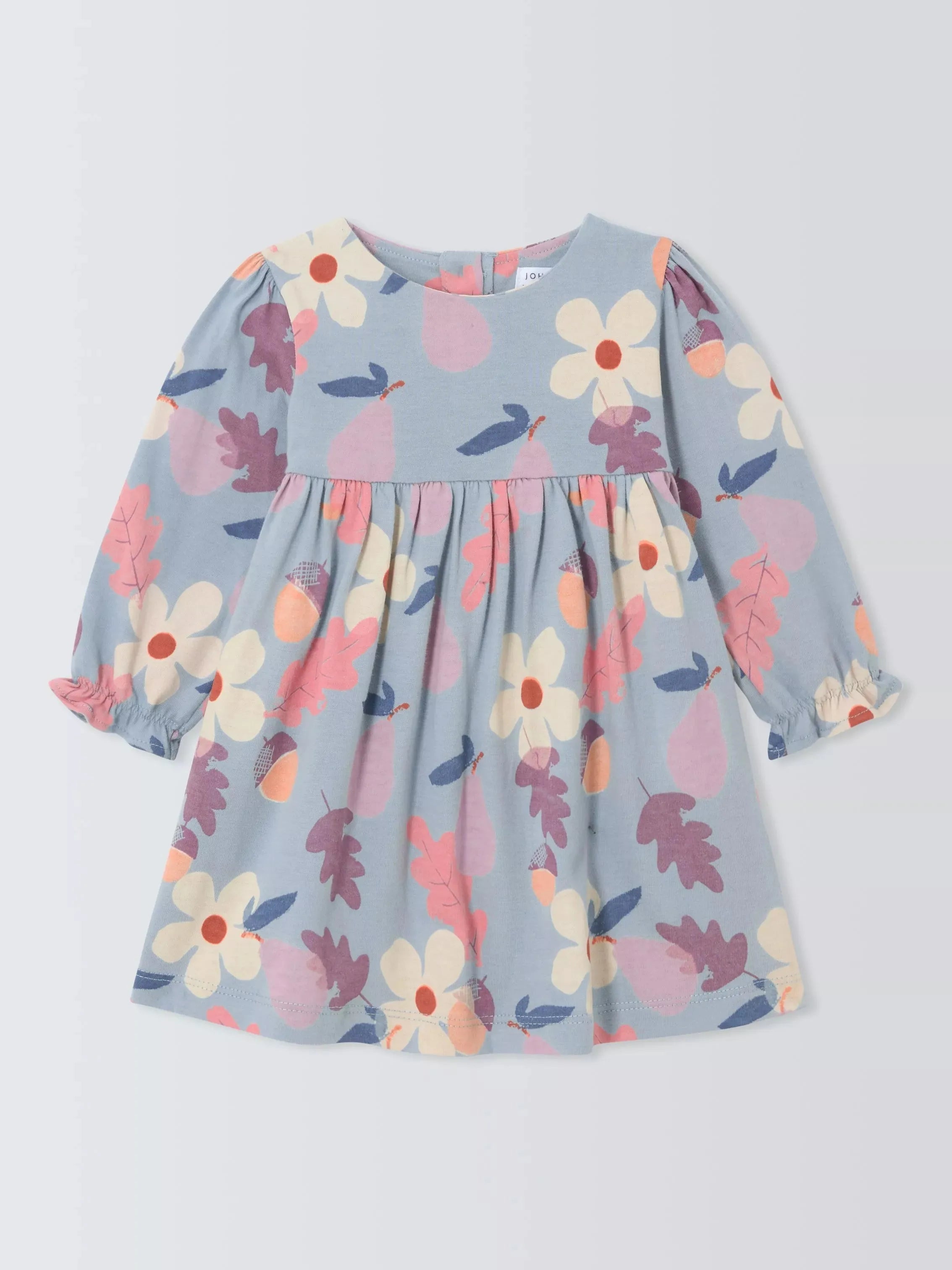 John Lewis Baby Cotton Fruit Dress, Multi