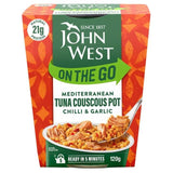 John West On The Go Mediterranean Chilli &amp;amp; Garlic Tuna Couscous Pot   120g