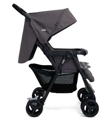 Joie Aire Twin Pushchair - Dark Pewter