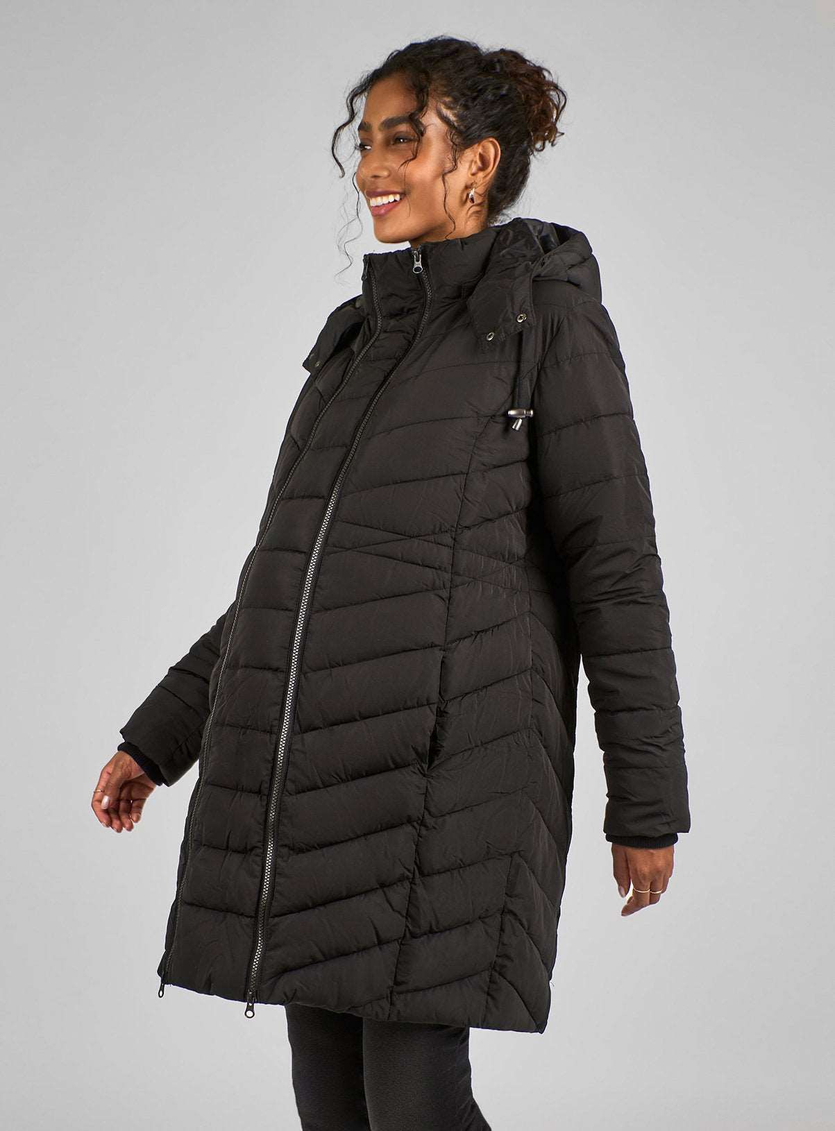 JOJO MAMAN B&amp;Eacute;B&amp;Eacute; Longer 2 In 1 Maternity Puffer Coat 14