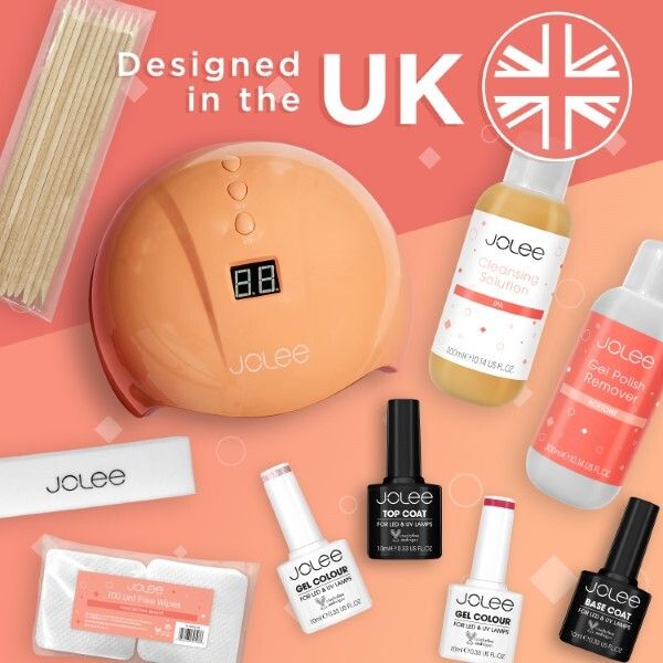 JoLee Gel Nail Polish Set 10x10ml - 8 Colours + Top &amp;amp; Base