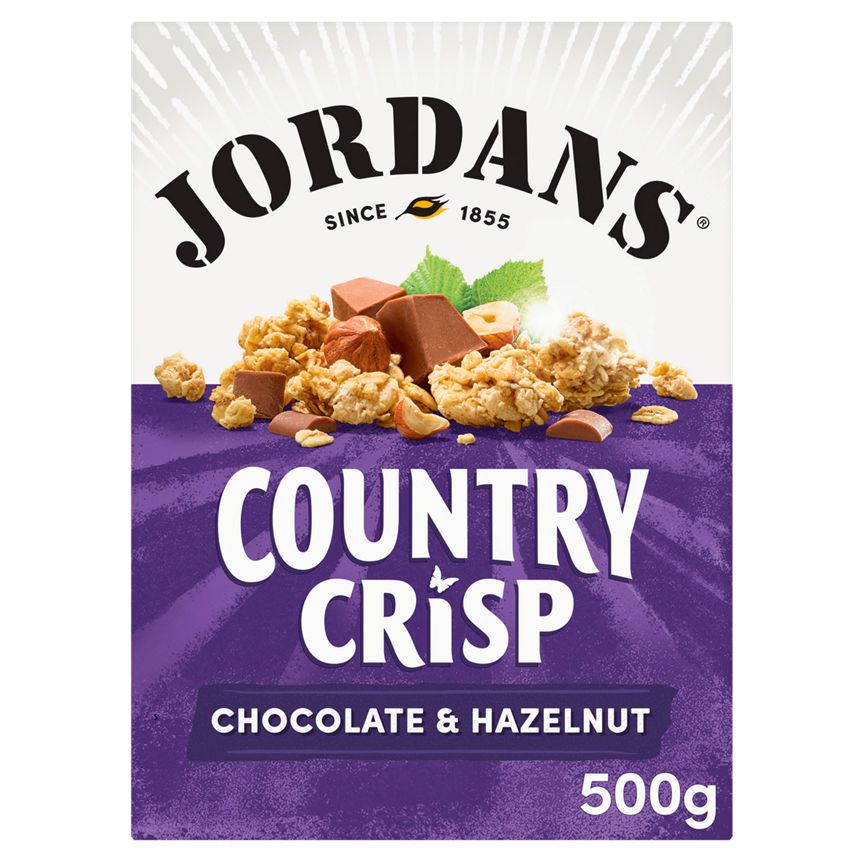 Jordans Country Crisp Breakfast Cereal with Chocolate &amp;amp; Hazelnut 500g