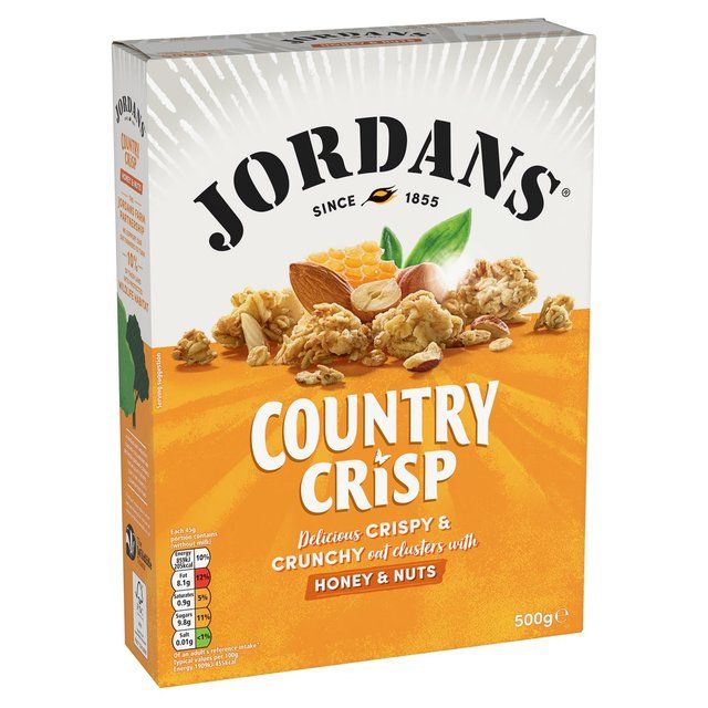 Jordans Country Crisp Honey &amp;amp; Nuts Breakfast Cereal   500g