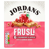 Jordans Cranberry &amp;amp; Apple Frusli Cereal Bars   6 x 30g