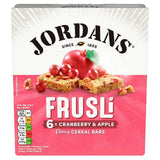 Jordans Cranberry &amp;amp; Apple Frusli Cereal Bars   6 x 30g