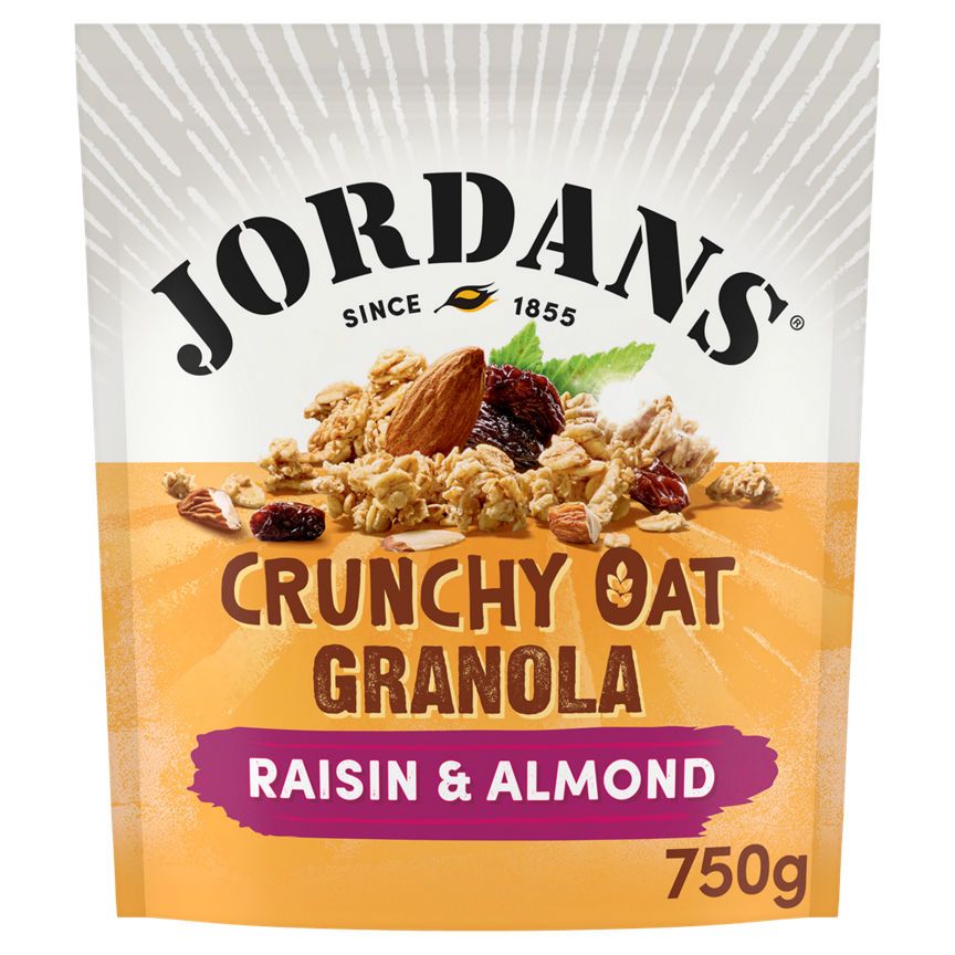 Jordans Crunchy Oat Raisin &amp;amp; Almond Granola Breakfast Cereal 750g