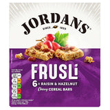 Jordans Raisin &amp;amp; Hazelnut Frusli Cereal Bars   6 x 30g