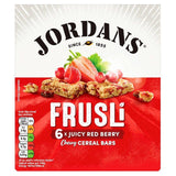 Jordans Red Berries Frusli Cereal Bars   6 x 30g