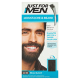Just For Men Moustache &amp;amp; Beard Brush In Colour Gel Real Black M-55