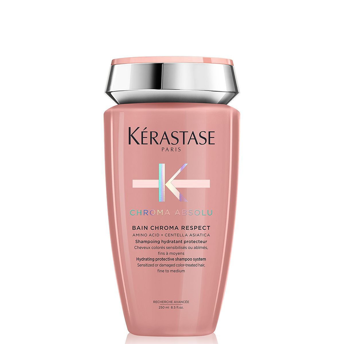 K&amp;eacute;rastase Chroma Absolu, Hydrating Shampoo, Color-Treated Hair, Fine To Medium, Hyaluronic Acid, Bain Chroma Respect, 250ml