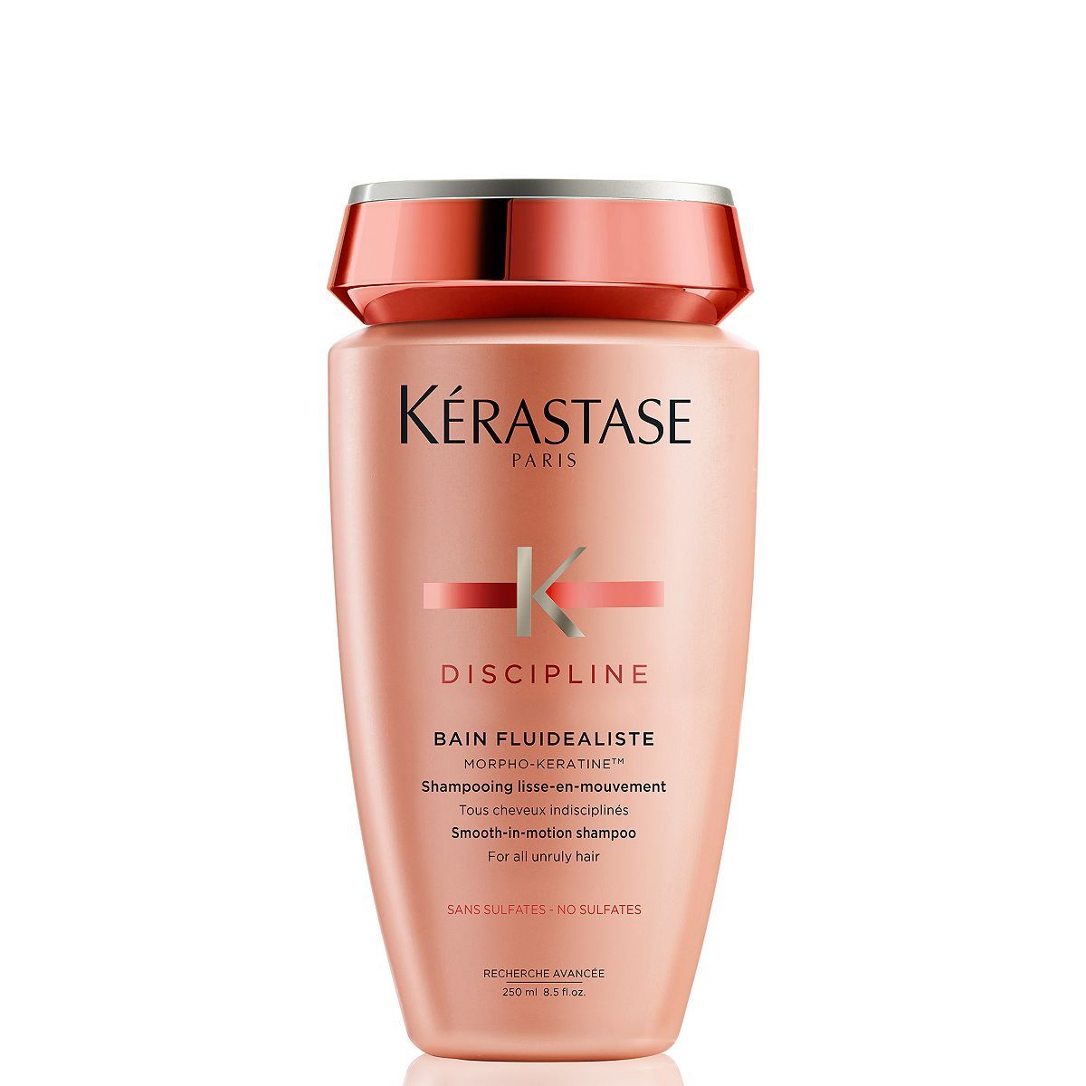 K&amp;eacute;rastase Discipline, Smoothing Anti-Frizz Shampoo, For Unruly Hair, Sulphate-Free, Bain Fluidealiste, 250ml