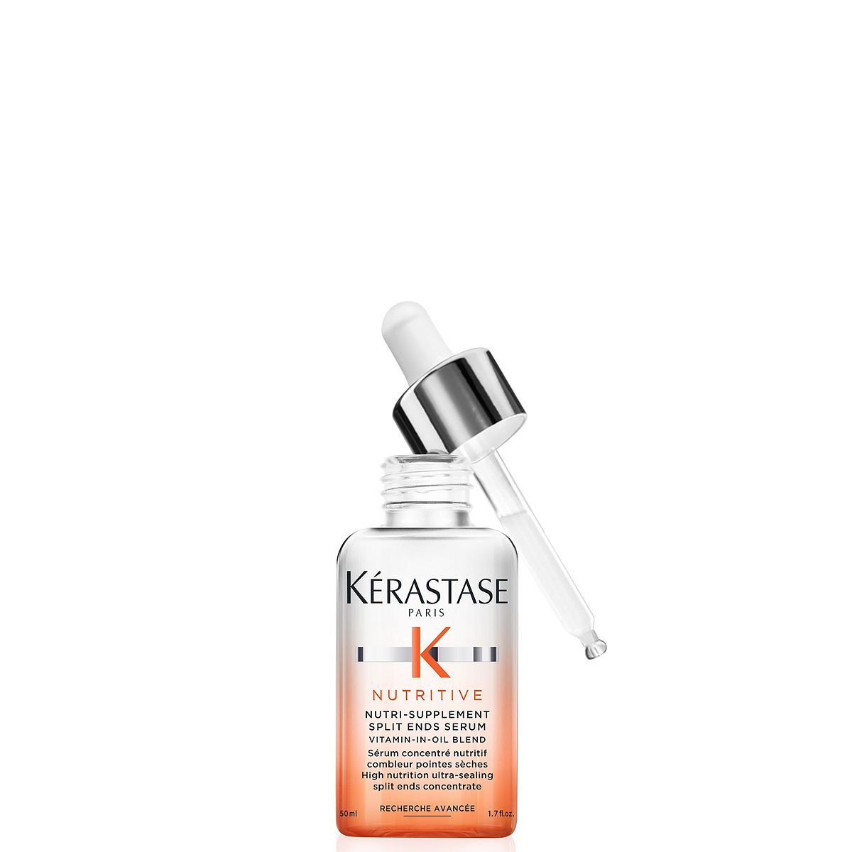 K&amp;eacute;rastase Nutritive, Split Ends Hair Serum for Dry Hair, Nourishing Leave-In Oil Treatment, Ultra-Sealing Formula, 50ml