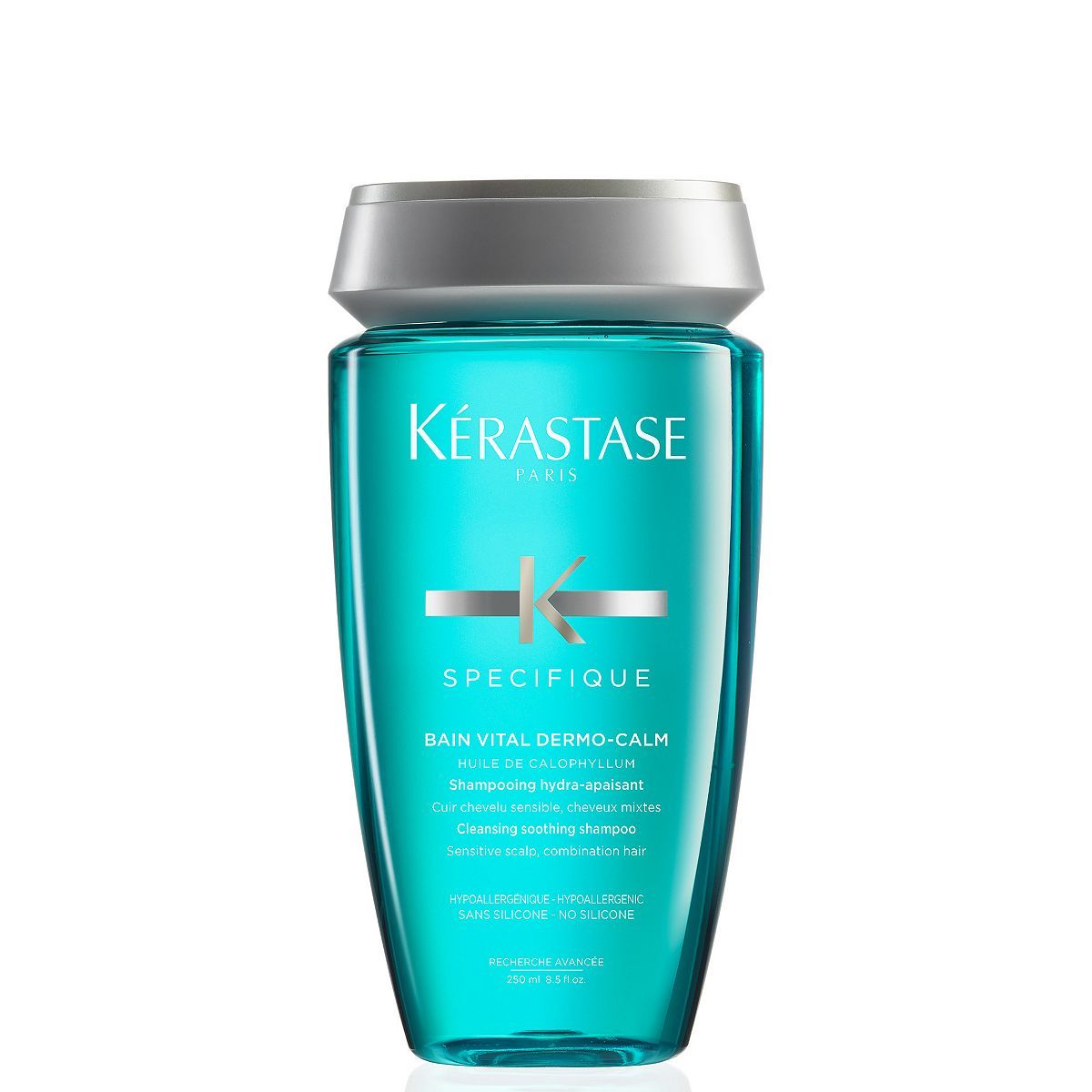 K&amp;eacute;rastase Specifique, Cleansing Shampoo, For Sensitive Scalps &amp;amp; Combination Hair, With Glycerine, Bain Vital Dermo-Calm, 250ml